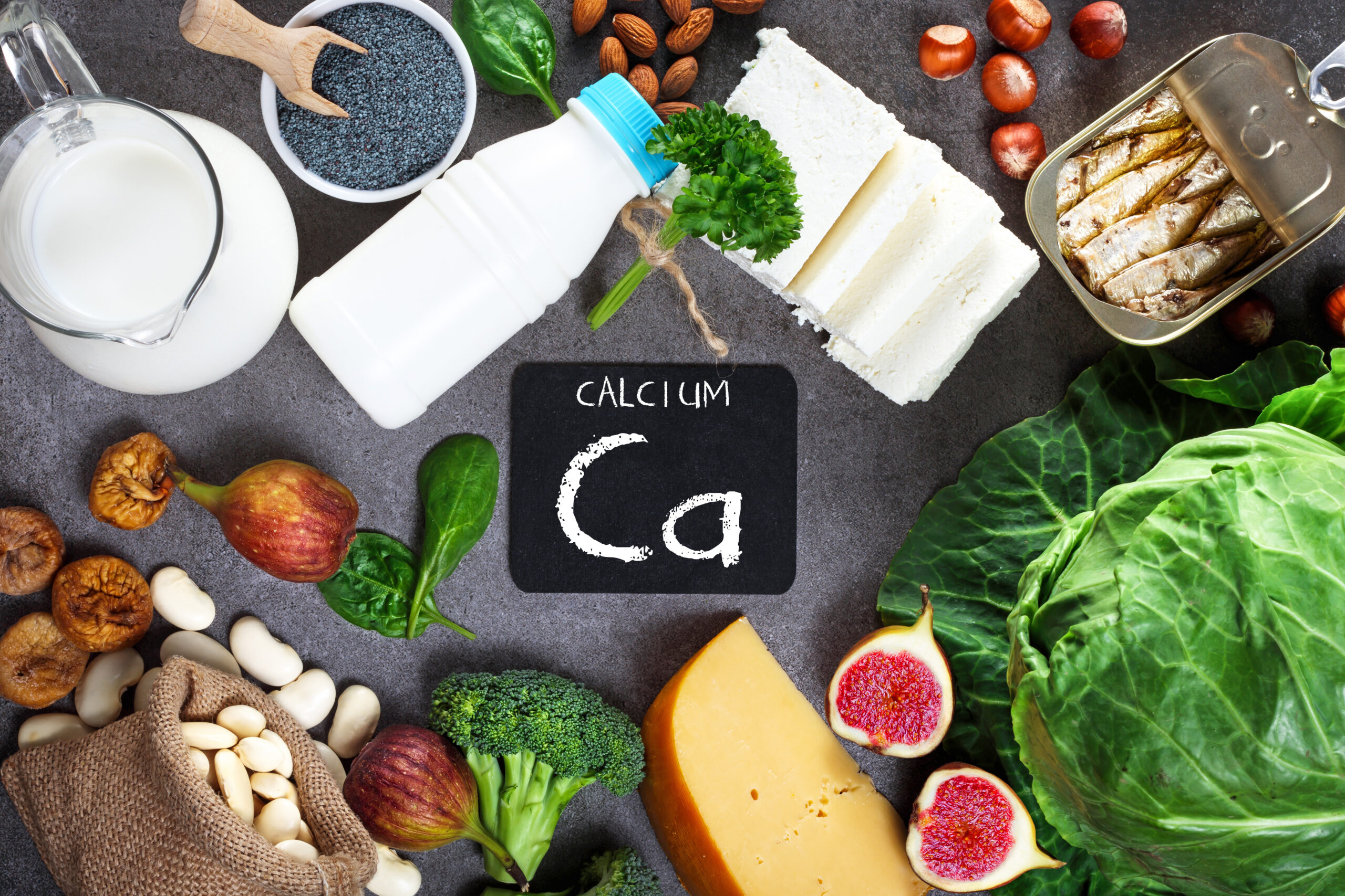 calcium and magnesium