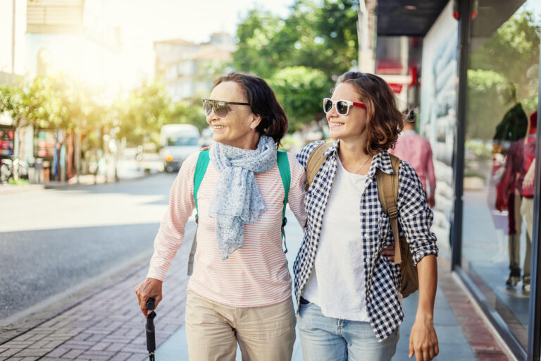 bone loss and family history with mother and daughter supporting stronger bones